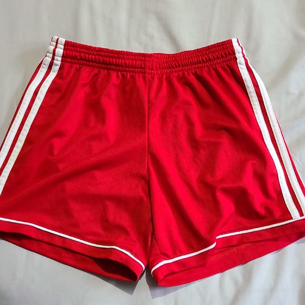 adidas Red Women's Athletic Shorts